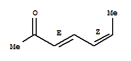 (8ci,9ci)-(e,z)-3,5-庚二烯-2-酮结构式_4173-40-4结构式