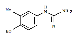 (9ci)-2-氨基-6-甲基-1H-苯并咪唑-5-醇结构式_419564-12-8结构式