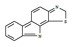 2H-噻唑并[5,4-a]咔唑(9ci)结构式_42395-69-7结构式