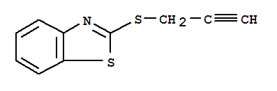 (6ci,9ci)-2-(2-丙炔硫代)-苯并噻唑结构式_42477-59-8结构式