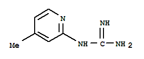 (9ci)-(4-甲基-2-吡啶)-胍结构式_425376-97-2结构式