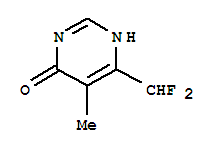 (9ci)-6-(二氟甲基)-5-甲基-4(1H)-嘧啶酮结构式_425394-85-0结构式