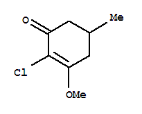 2-氯-3-甲氧基-5-甲基-2-环己烯-1-酮结构式_426834-97-1结构式