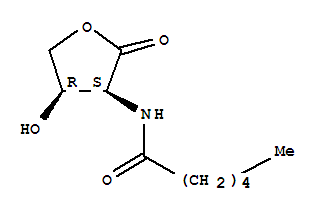 (9ci)-n-[(3s,4r)-四氢-4-羟基-2-氧代-3-呋喃]-己酰胺结构式_428510-08-1结构式