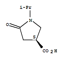 (3s)-(9ci)-1-(1-甲基乙基)-5-氧代-3-吡咯烷羧酸结构式_428518-39-2结构式