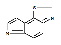 2H-吡咯并[2,3-g]苯并噻唑(9ci)结构式_42852-43-7结构式