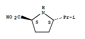 (5r)-rel-(9ci)-5-(1-甲基乙基)-D-脯氨酸结构式_428820-25-1结构式