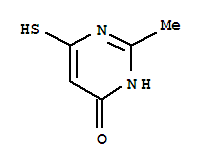 (9ci)-6-疏基-2-甲基-4(1H)-嘧啶酮结构式_42956-80-9结构式