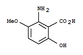 (9ci)-2-氨基-6-羟基-3-甲氧基-苯甲酸结构式_433287-46-8结构式
