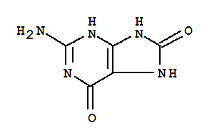 (9ci)-2-氨基-7,9-二氢-1H-嘌呤-6,8-二酮结构式_433302-82-0结构式
