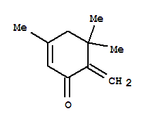 (9ci)-3,5,5-三甲基-6-亚甲基-2-环己烯-1-酮结构式_434321-59-2结构式