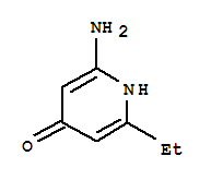 (9ci)-2-氨基-6-乙基-4(1H)-吡啶酮结构式_435275-51-7结构式