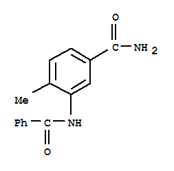 (9ci)-3-(苯甲酰基氨基)-4-甲基-苯甲酰胺结构式_435289-63-7结构式