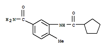 (9ci)-3-[(环戊基羰基)氨基]-4-甲基-苯甲酰胺结构式_435291-04-6结构式