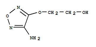 (9ci)-2-[(4-氨基-1,2,5-噁二唑-3-基)氧基]-乙醇结构式_436088-28-7结构式