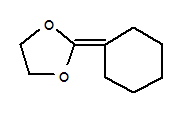 2-环己基-1,3-二氧戊环结构式_4362-49-6结构式