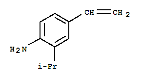 (9ci)-4-乙烯-2-(1-甲基乙基)-苯胺结构式_437712-33-9结构式