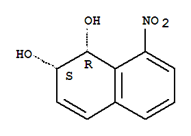 (1r,2s)-rel-(9ci)-1,2-二氢-8-硝基-1,2-萘二醇结构式_438056-82-7结构式