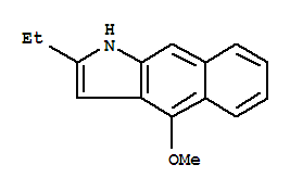 (9ci)-2-乙基-4-甲氧基-1H-苯[f]吲哚结构式_438587-63-4结构式