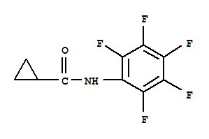 Cyclopropanecarboxamide, n-(pentafluorophenyl)-(9ci) Structure