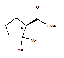 (1r)-(9ci)-2,2-二甲基-环戊烷羧酸甲酯结构式_438625-99-1结构式