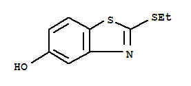 2-(乙基硫代)苯并[d]噻唑-5-醇结构式_439085-86-6结构式