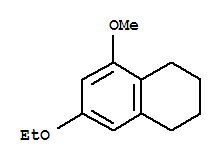 (9ci)-7-乙氧基-1,2,3,4-四氢-5-甲氧基-萘结构式_439864-30-9结构式