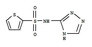 (9ci)-n-1H-1,2,4-噻唑-3-基-2-噻吩磺酰胺结构式_439932-87-3结构式