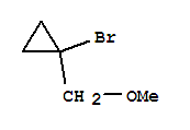 Cyclopropane, 1-bromo-1-(methoxymethyl)-(9ci) Structure