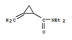(9ci)-N,N-二乙基-2-亚甲基-环丙烷羧酰胺结构式_440084-60-6结构式