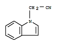 1H-吲哚-1-乙腈(9ci)结构式_4414-73-7结构式 1H-吲哚-1-乙腈(9ci)结构式_4414-73-7结构式
