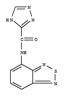 (9ci)-n-2,1,3-苯并噻二唑-4-基-1H-1,2,4-噻唑-3-羧酰胺结构式_442650-53-5结构式