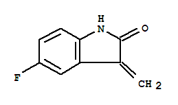 (9ci)-5-氟-1,3-二氢-3-亚甲基-2H-吲哚-2-酮结构式_442883-73-0结构式