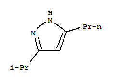 (9ci)-3-(1-甲基乙基)-5-丙基-1H-吡唑结构式_442886-94-4结构式
