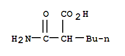 2-(氨基羰基)-己酸结构式_4431-51-0结构式