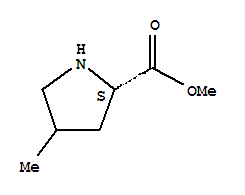 (9ci)-4-甲基-L-脯氨酸甲酯结构式_443685-77-6结构式
