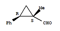 (1s,2r)-(9ci)-1-甲基-2-苯基-环丙烷羧醛结构式_443889-61-0结构式