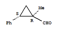 (1r,2s)-(9ci)-1-甲基-2-苯基-环丙烷羧醛结构式_443889-62-1结构式