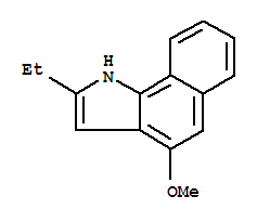 (9ci)-2-乙基-4-甲氧基-1H-苯[g]吲哚结构式_443911-42-0结构式