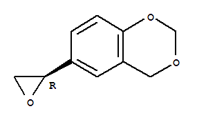 (9ci)-6-(2r)-环氧乙烷-4H-1,3-苯并二噁英结构式_444809-36-3结构式
