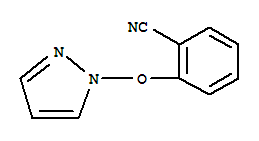 (9ci)-2-(1H-吡唑-1-基氧基)-苯甲腈结构式_445411-86-9结构式