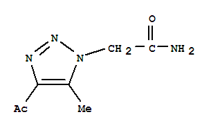 (9ci)-4-乙酰基-5-甲基-1H-1,2,3-噻唑-1-乙酰胺结构式_445471-21-6结构式