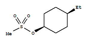 顺式-(9ci)-4-乙基环己醇甲烷磺酸盐结构式_446064-76-2结构式