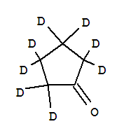 环戊酮-D8结构式_4477-17-2结构式