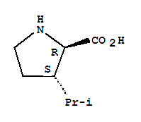 (3s)-rel-(9ci)-3-(1-甲基乙基)-D-脯氨酸结构式_449758-60-5结构式