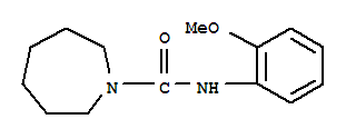 (9ci)-六氢-n-(2-甲氧基苯基)-1H-氮杂卓-1-羧酰胺结构式_449790-37-8结构式 (9ci)-六氢-n-(2-甲氧基苯基)-1H-氮杂卓-1-羧酰胺结构式_449790-37-8结构式