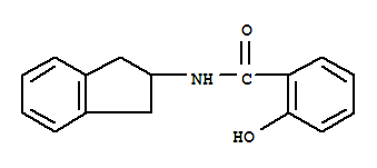 (9ci)-n-(2,3-二氢-1H-茚-2-基)-2-羟基-苯甲酰胺结构式_450348-95-5结构式