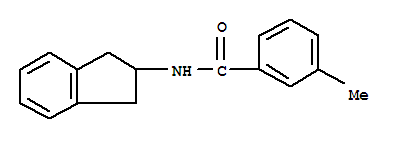 (9ci)-n-(2,3-二氢-1H-茚-2-基)-3-甲基-苯甲酰胺结构式_450353-17-0结构式