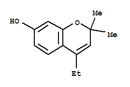 (9ci)-4-乙基-2,2-二甲基-2H-1-苯并吡喃-7-醇结构式_453593-24-3结构式