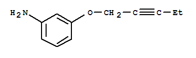 (9ci)-3-(2-戊炔氧基)-苯胺结构式_453593-33-4结构式